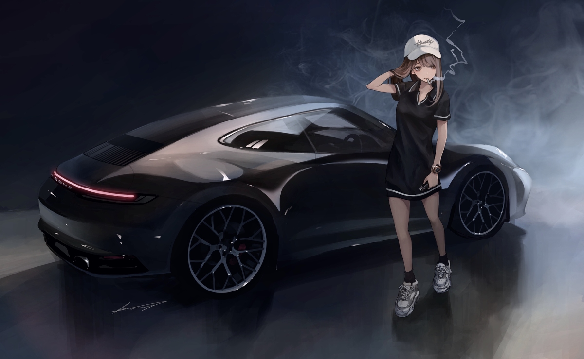 This is a pixiv picture whose title is Porsche911/992.