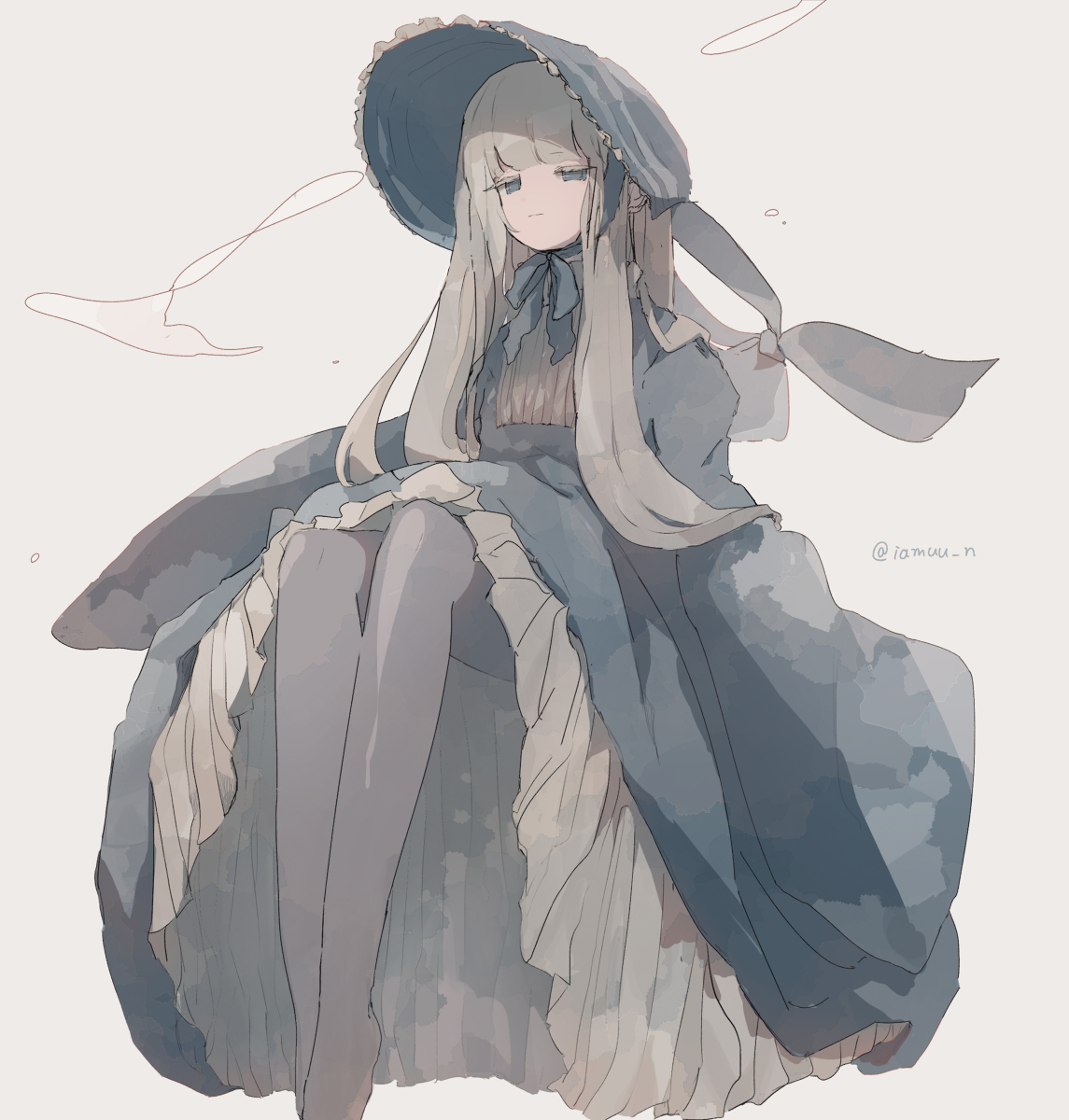 This is a pixiv picture whose title is 今日の絵.