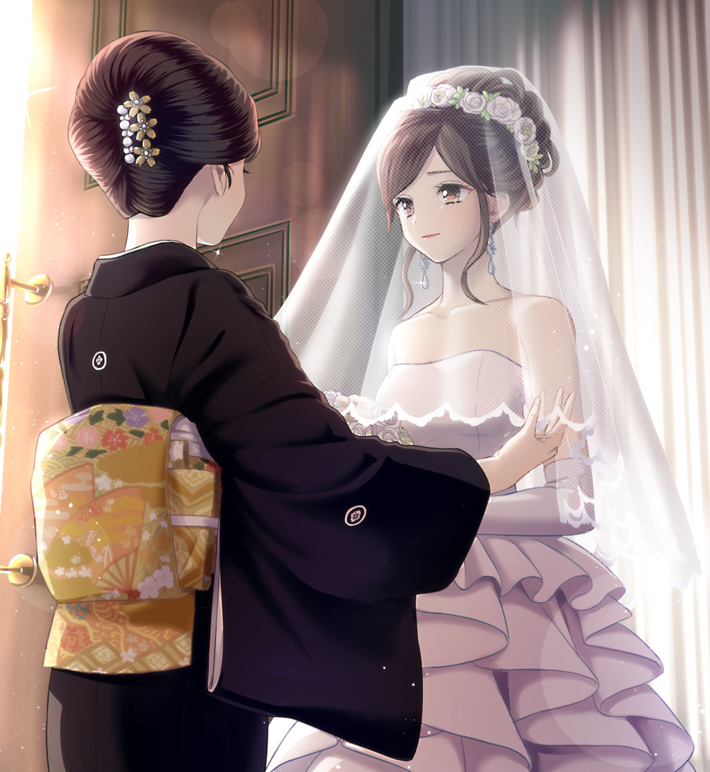This is a pixiv picture whose title is veildown.