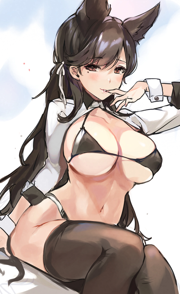 This is a pixiv picture whose title is 愛宕 rkgk.