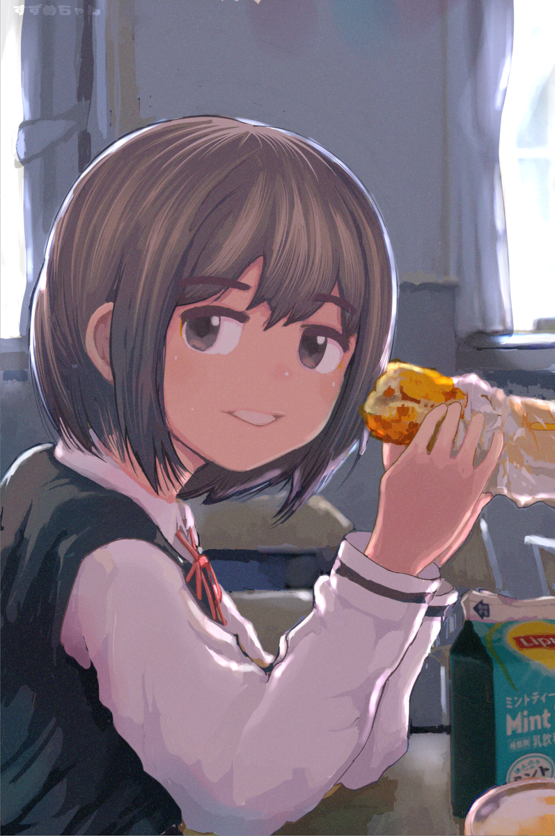 This is a pixiv picture whose title is 昼食を君と一緒に.