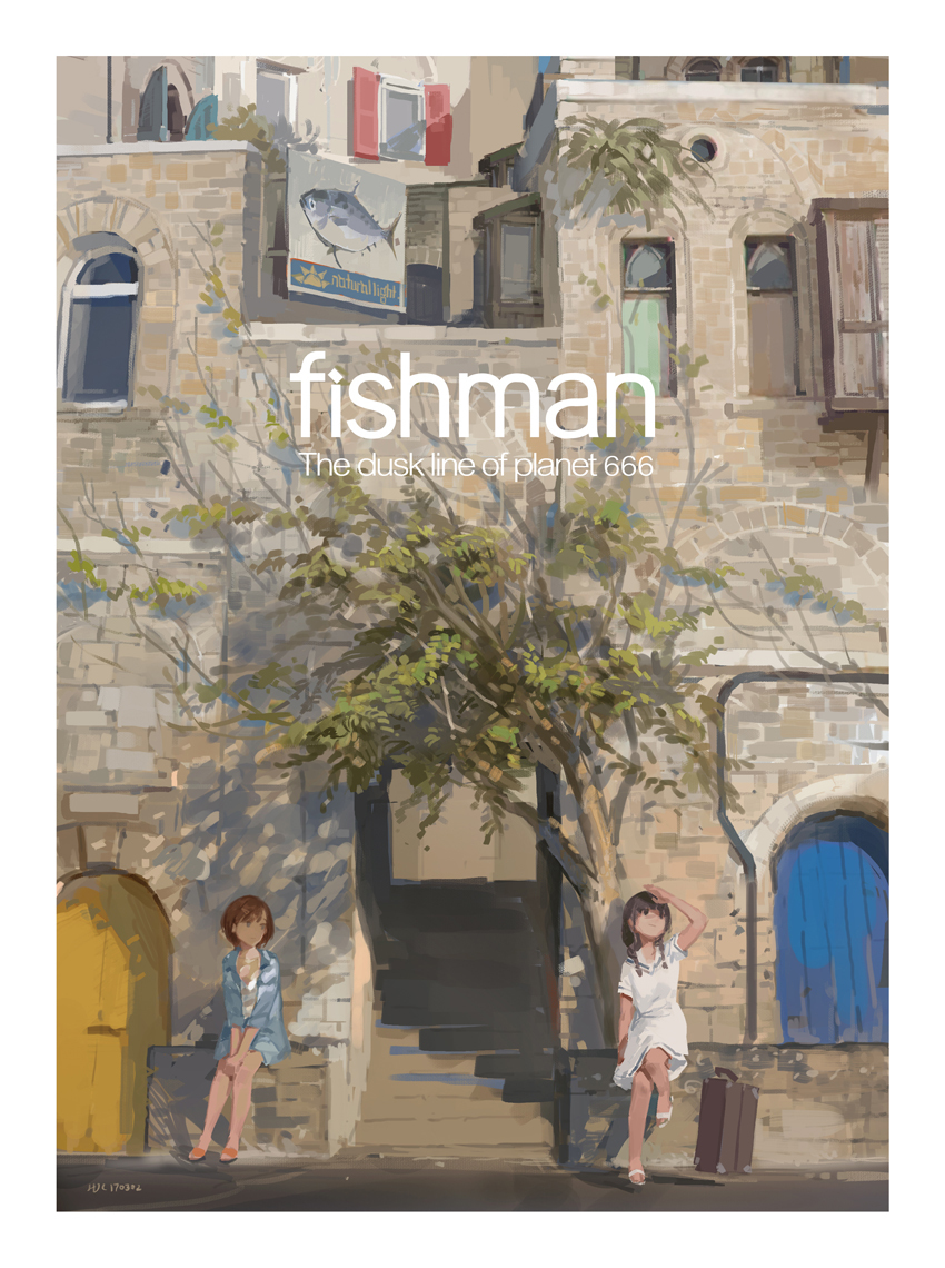 This is a pixiv picture whose title is 【fishman】.