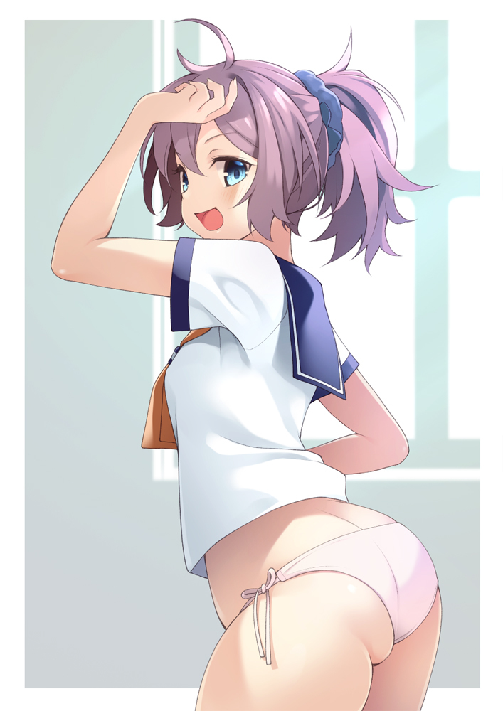 This is a pixiv picture whose title is 青葉さん.