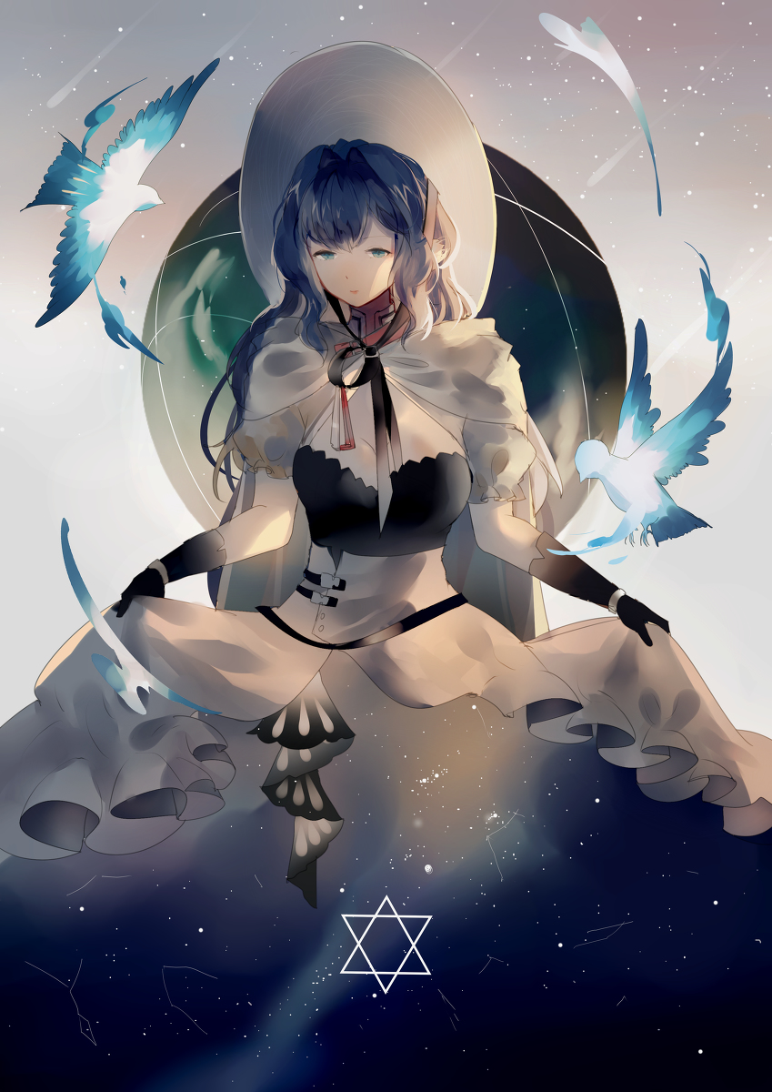 This is a pixiv picture whose title is star.