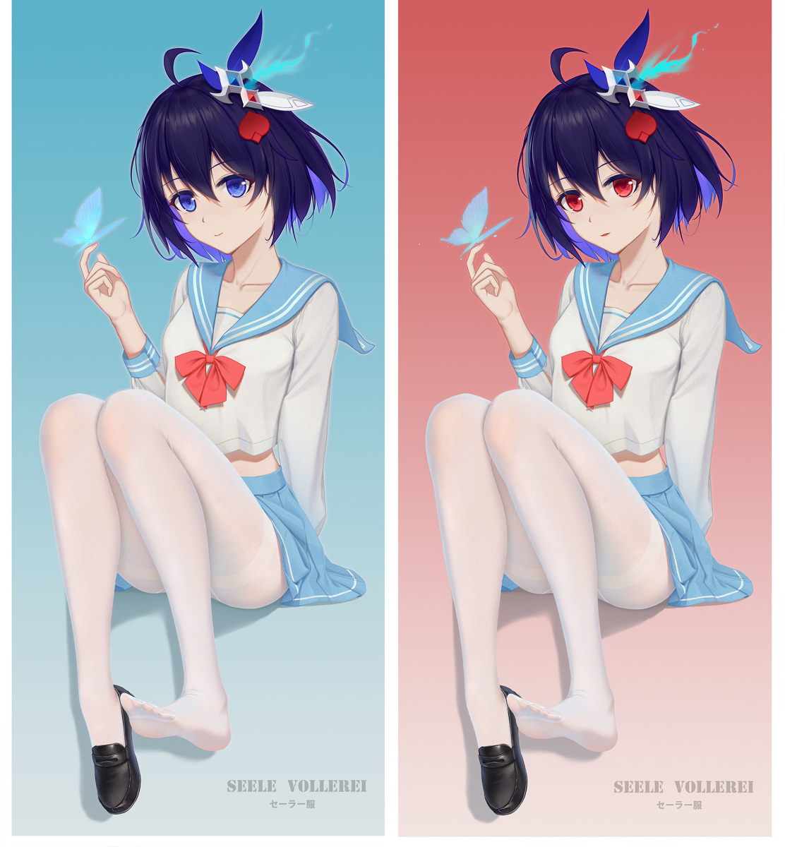 This is a pixiv picture whose title is 希儿制服.