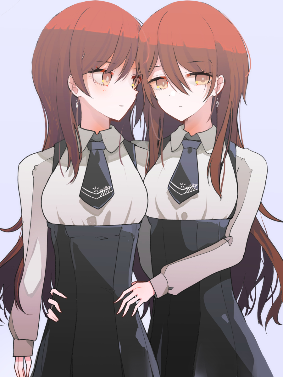 This is a pixiv picture whose title is 大崎姉妹、双子役のオファーもあるんでしょうね.