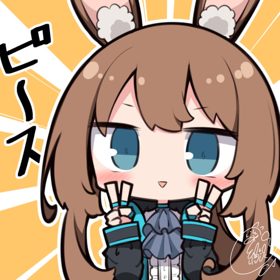 This is a pixiv picture whose title is ピース.