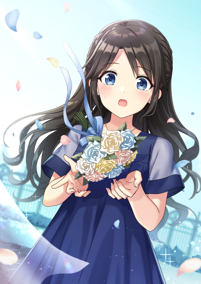 This is a pixiv picture whose title is ブーケキャッチ.