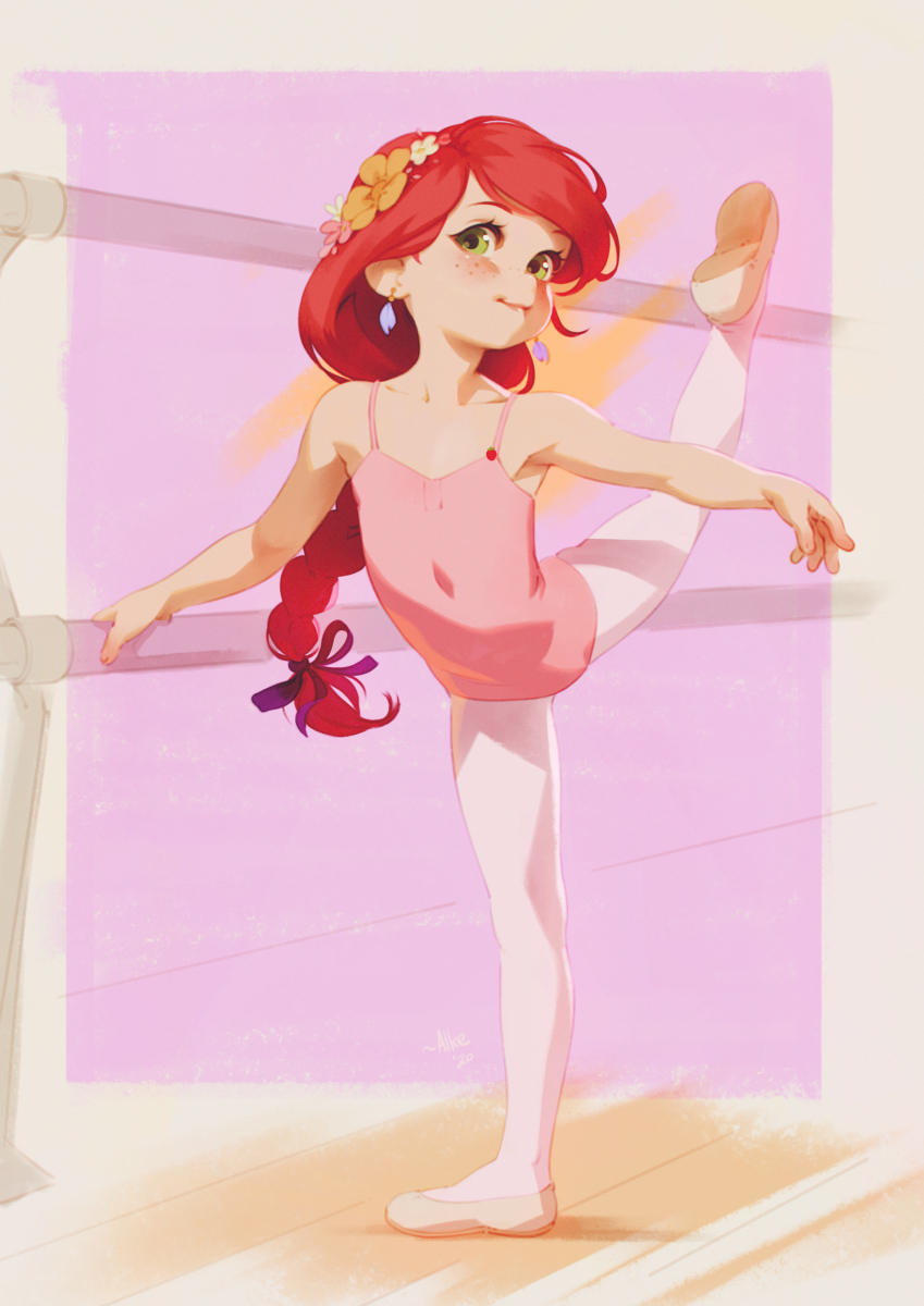 This is a pixiv picture whose title is Strawberry Shortcake ballerina.