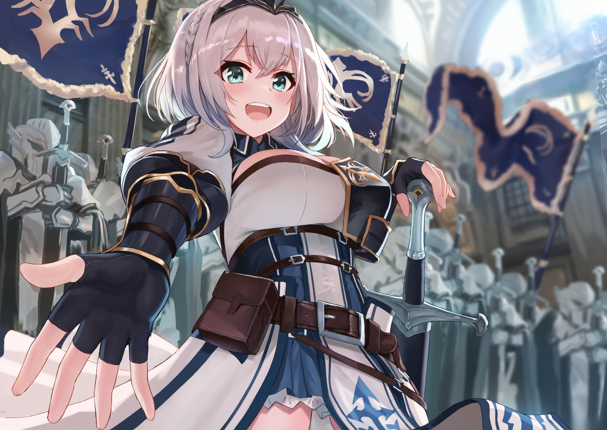 This is a pixiv picture whose title is 白銀騎士団へようこそ！.
