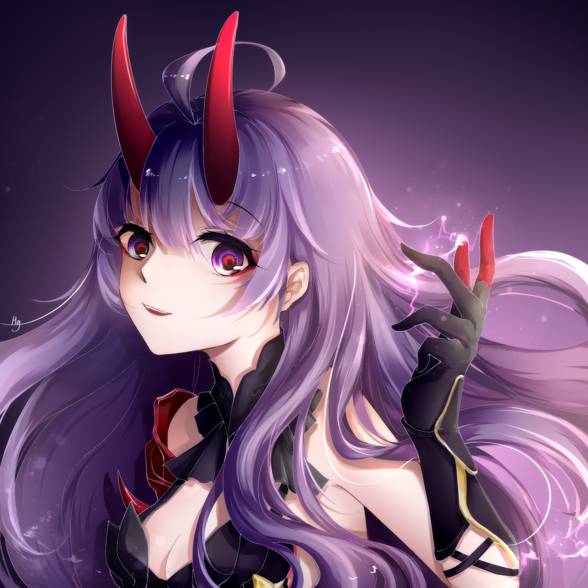 This is a pixiv picture whose title is 雷之律者.