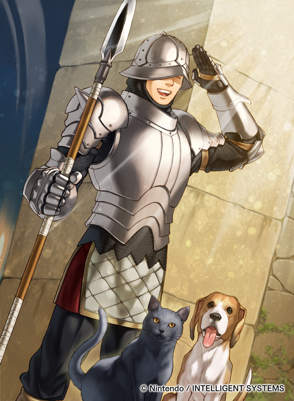 This is a pixiv picture whose title is ファイアーエムブレムサイファ / 平穏を告げる衛兵 門番.