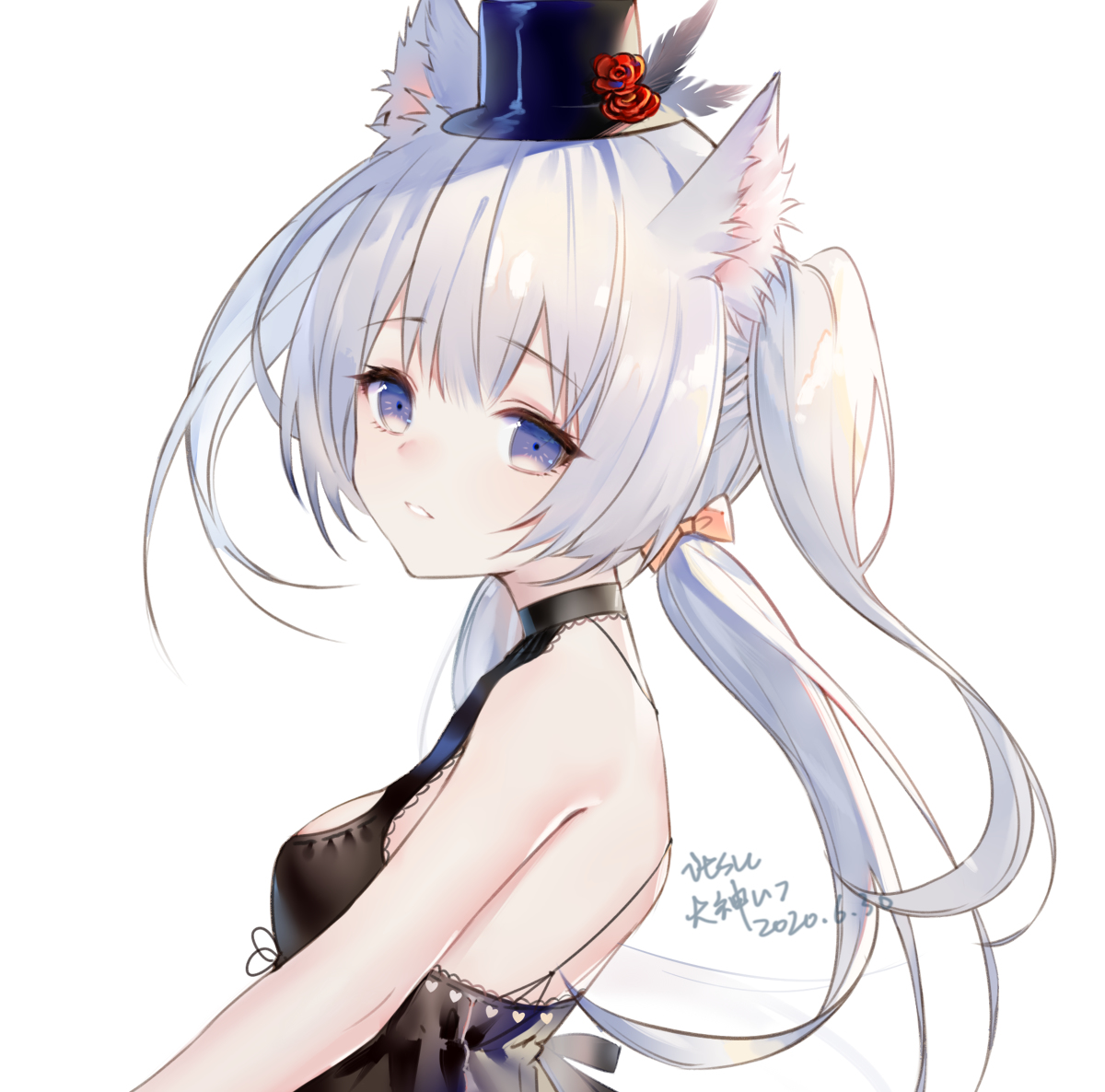 This is a pixiv picture whose title is ♥.