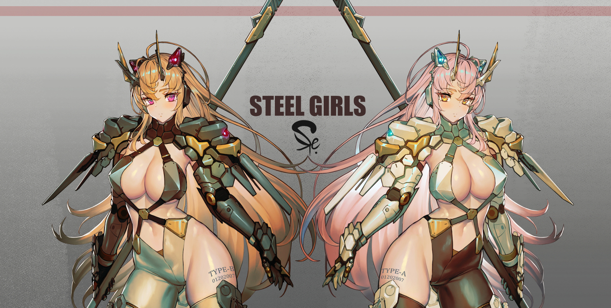 This is a pixiv picture whose title is A,B.