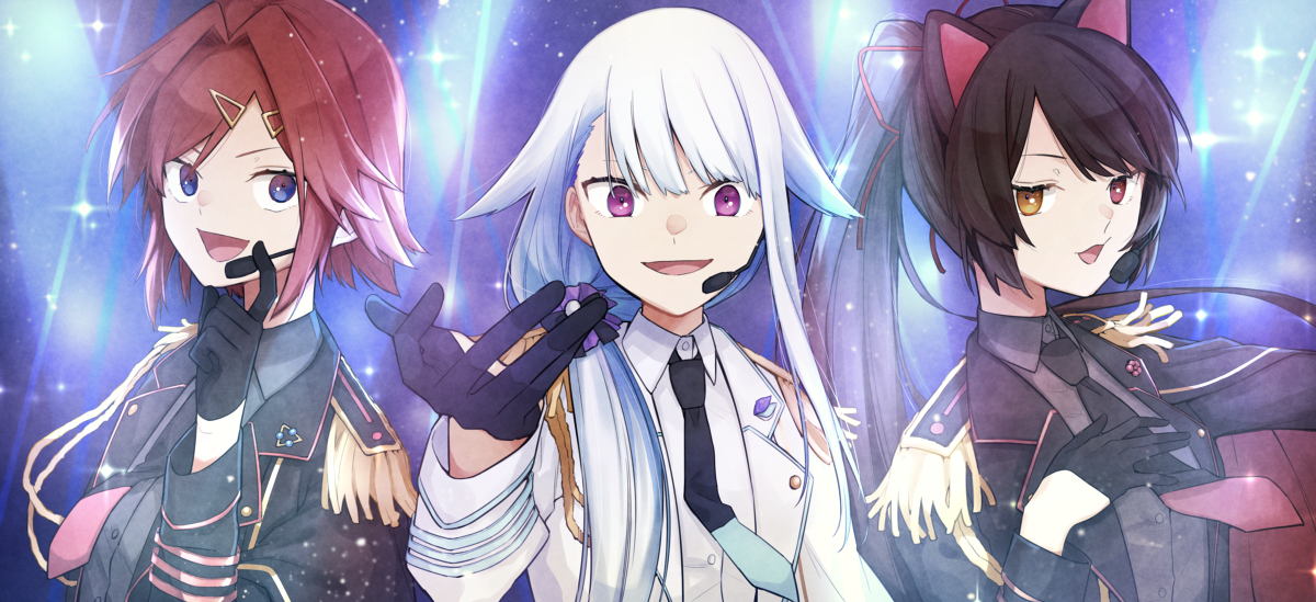 This is a pixiv picture whose title is アイドルさんばか.