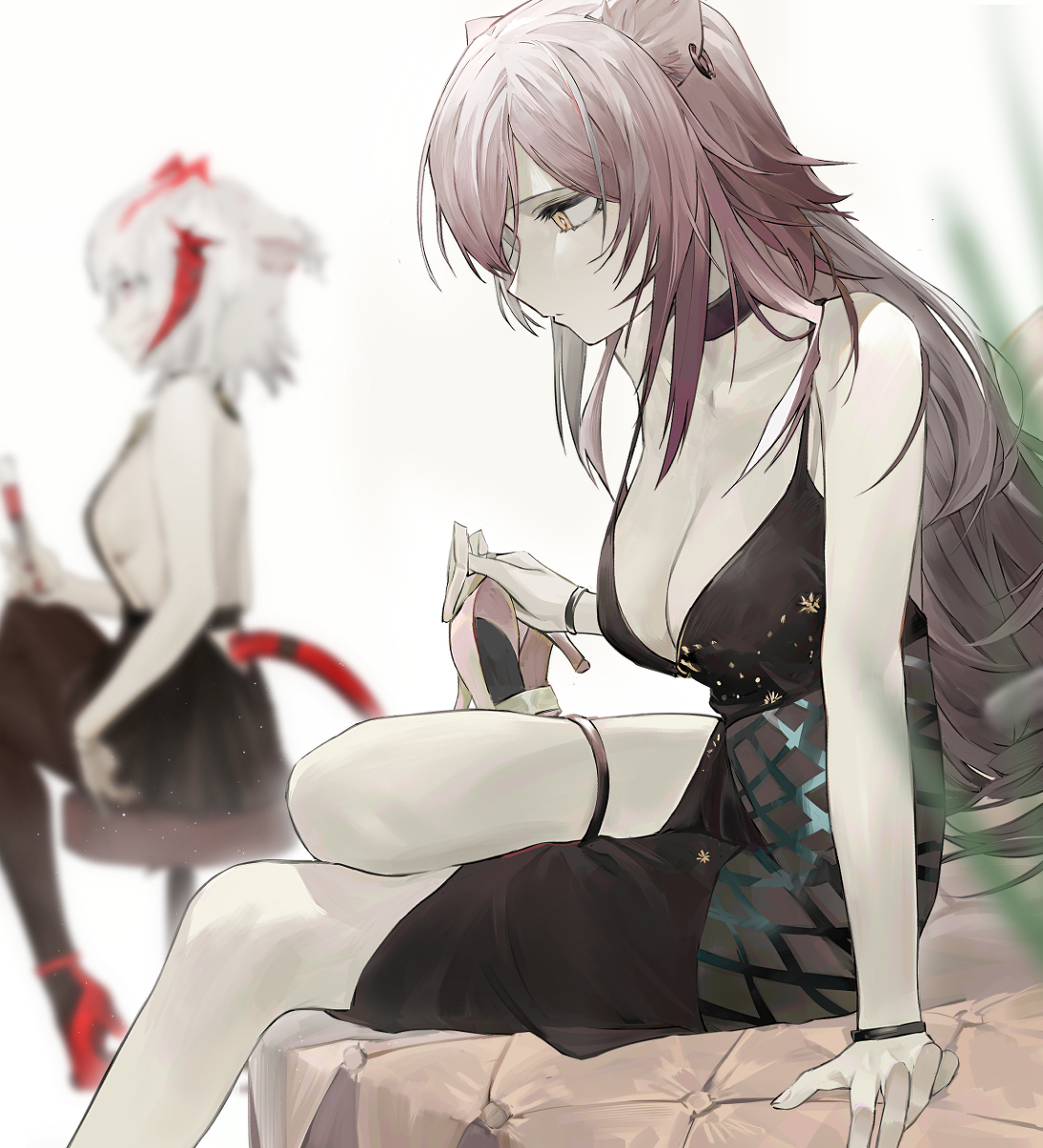 This is a pixiv picture whose title is 宴会.