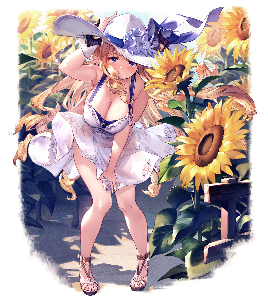 This is a pixiv picture whose title is 夏の日のラ.