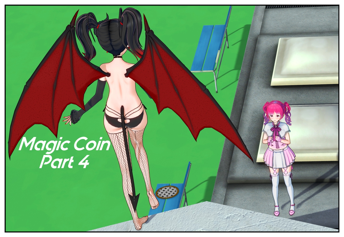 This is a pixiv picture whose title is Magic Coin Part 4.