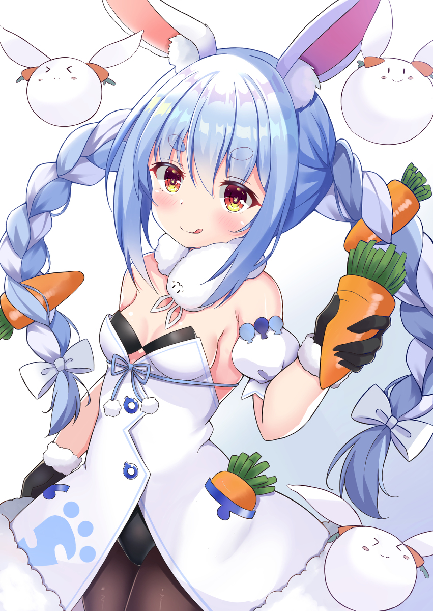 This is a pixiv picture whose title is ニンジン欲しい？🥕.