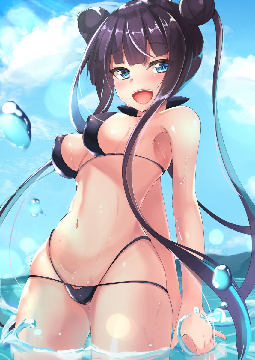 This is a pixiv picture whose title is 水着ユゥユゥ.