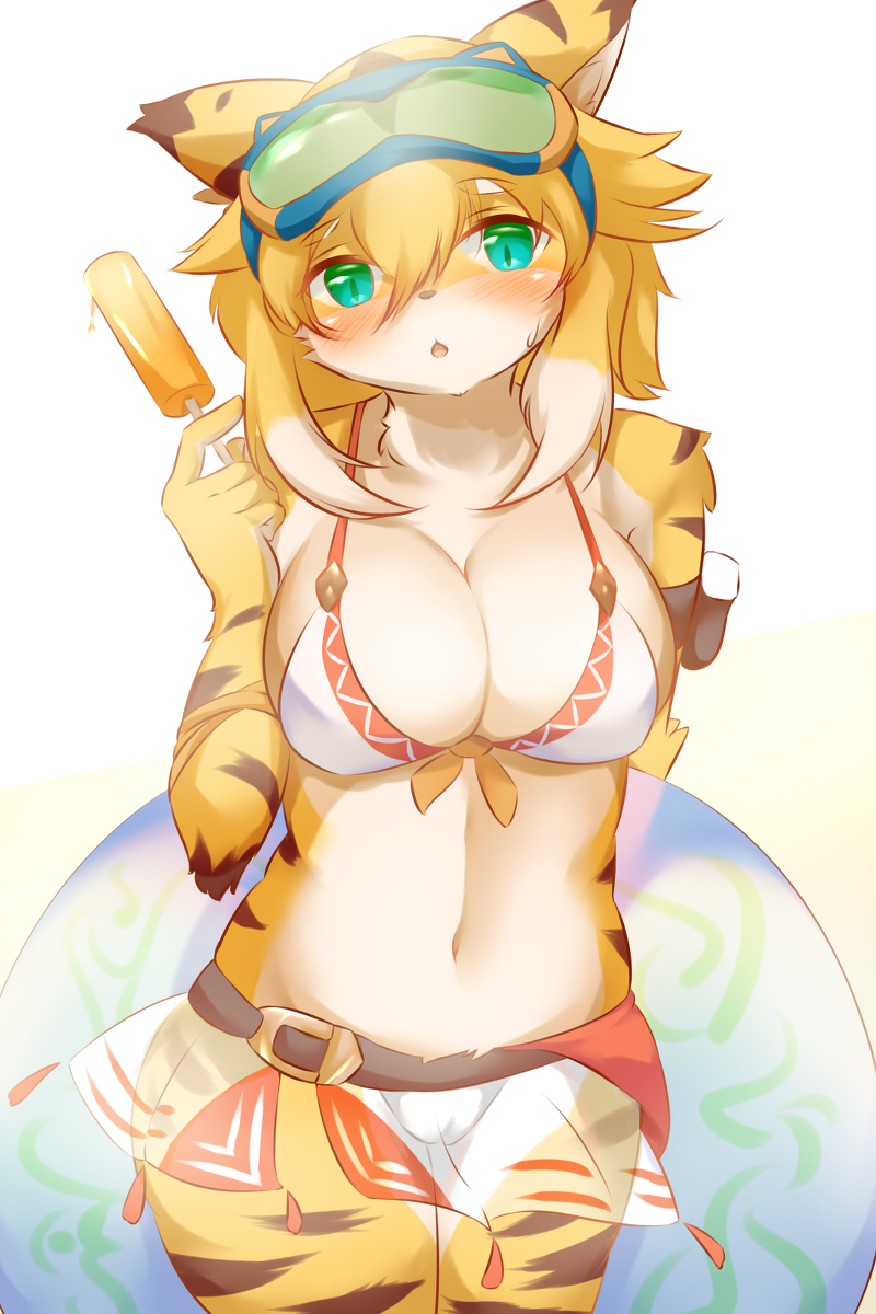 This is a pixiv picture whose title is 夏満喫！.