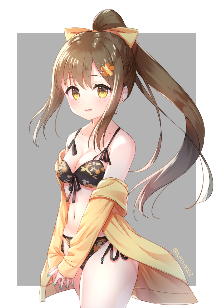This is a pixiv picture whose title is 「どう・・・かな？」.