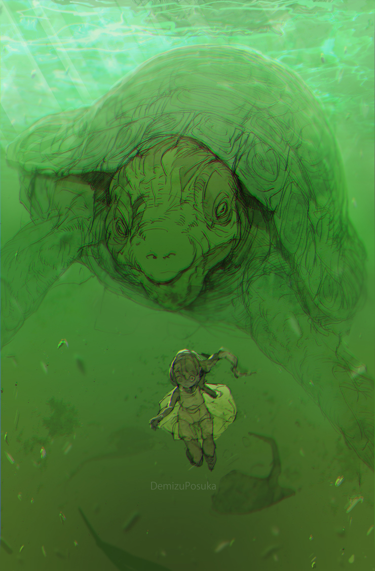 This is a pixiv picture whose title is 後ろの正面.