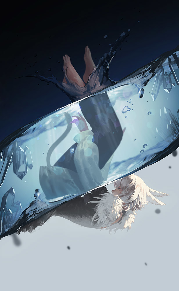 This is a pixiv picture whose title is 聞いて感じて考えて.