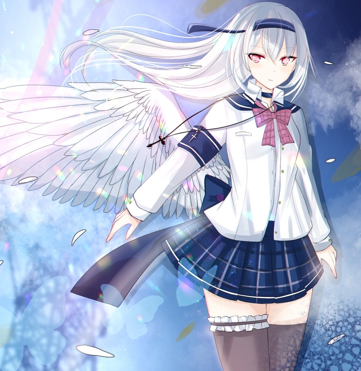 This is a pixiv picture whose title is Sky feather.