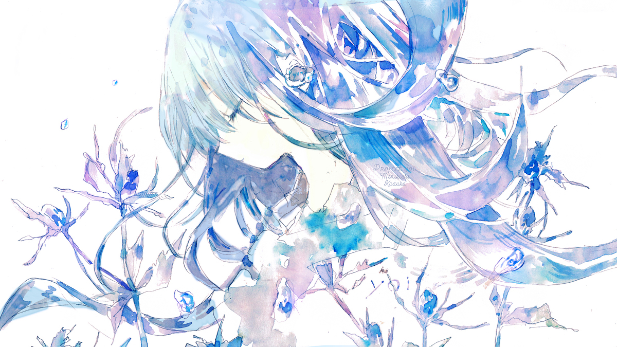 This is a pixiv picture whose title is Eryngium(Dry Flower).