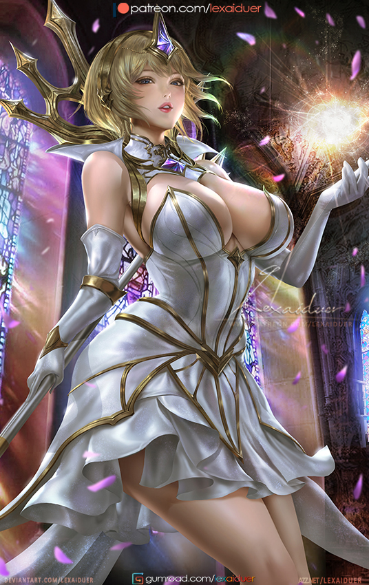 This is a pixiv picture whose title is Lux Elementalist_Preview.