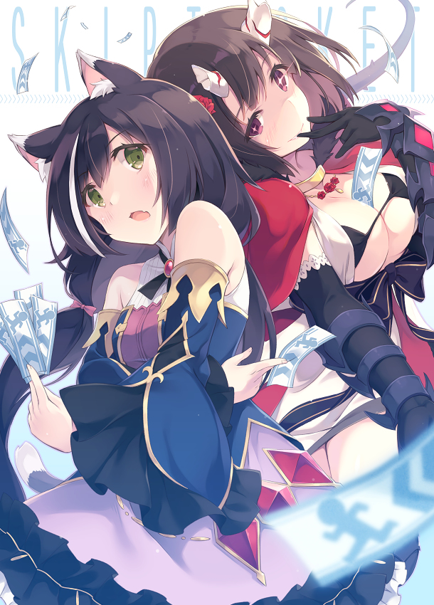 This is a pixiv picture whose title is 少女達はチケットを手に….