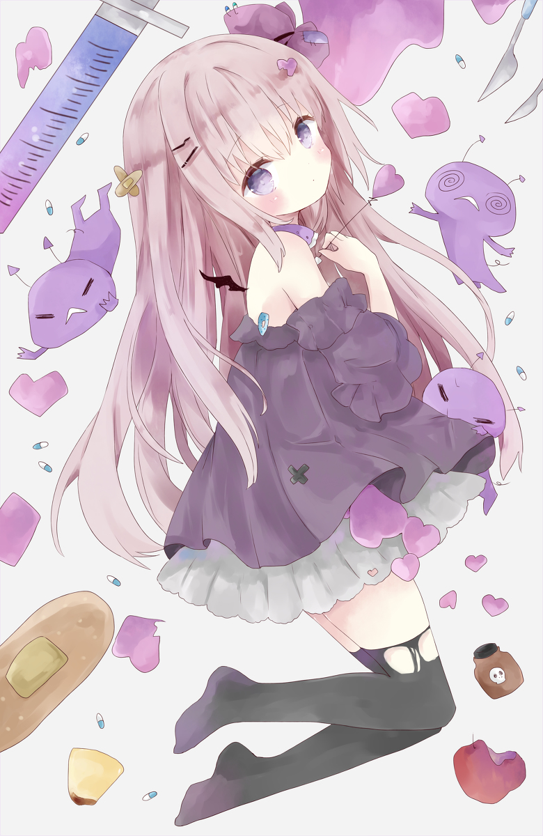 This is a pixiv picture whose title is 💜.