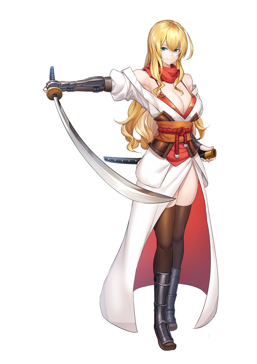 This is a pixiv picture whose title is 侍.