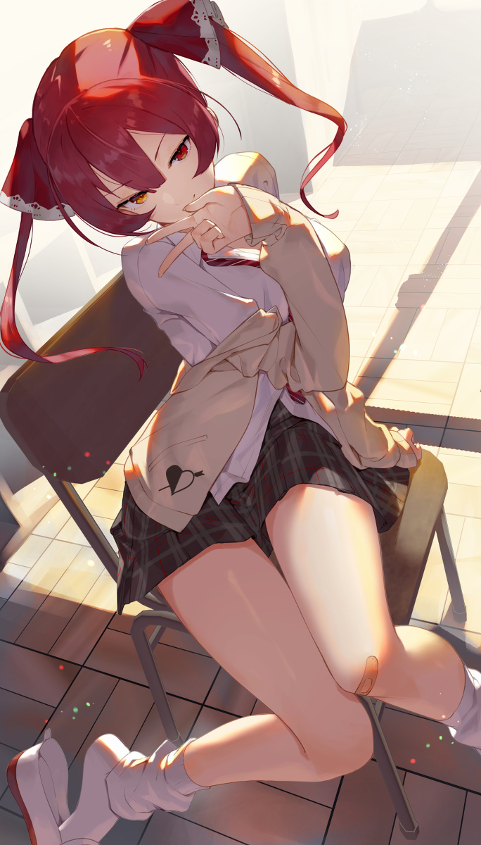 This is a pixiv picture whose title is JKマリン.