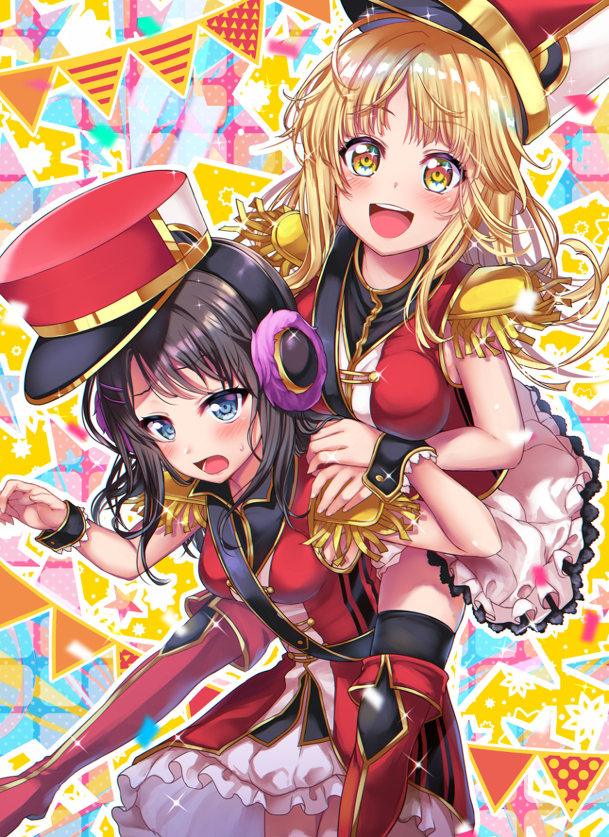 This is a pixiv picture whose title is こころちゃんと美咲.