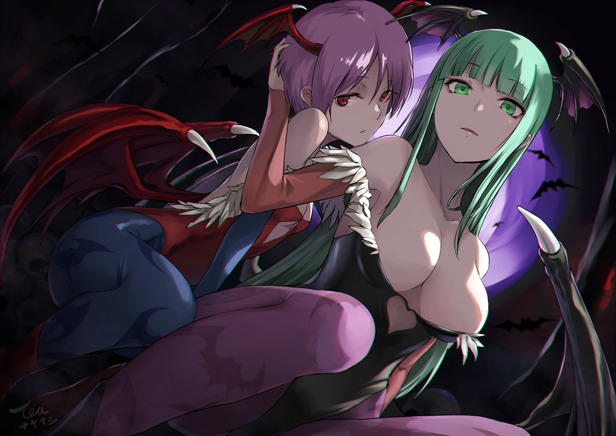 This is a pixiv picture whose title is ダークストーカーズ.