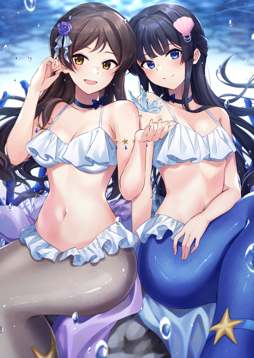 This is a pixiv picture whose title is 海！.