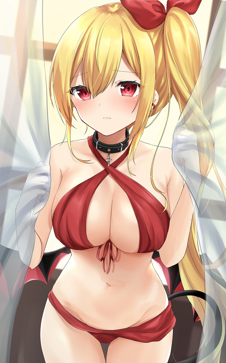 This is a pixiv picture whose title is レイちゃん水着.