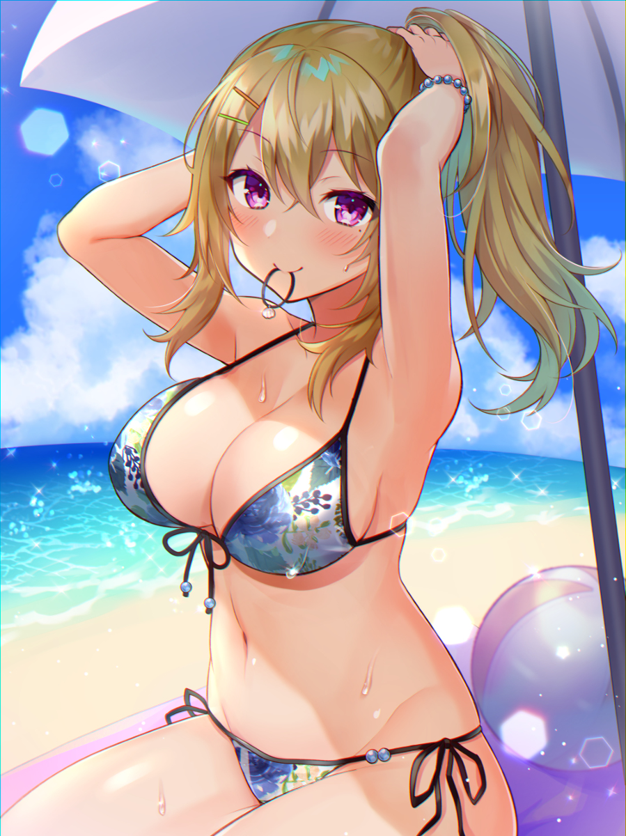 This is a pixiv picture whose title is 👙.