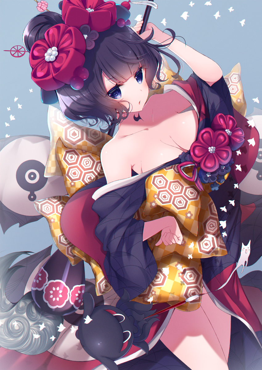 This is a pixiv picture whose title is 第二再臨北斎.