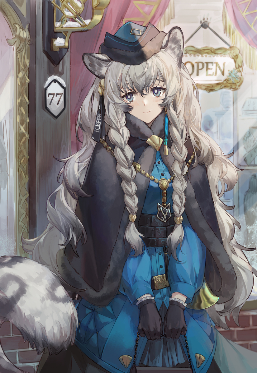 This is a pixiv picture whose title is 初雪.