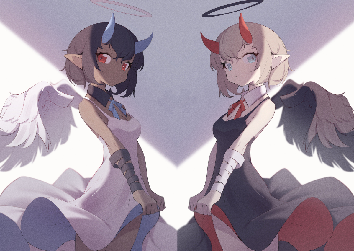 This is a pixiv picture whose title is My Angles.