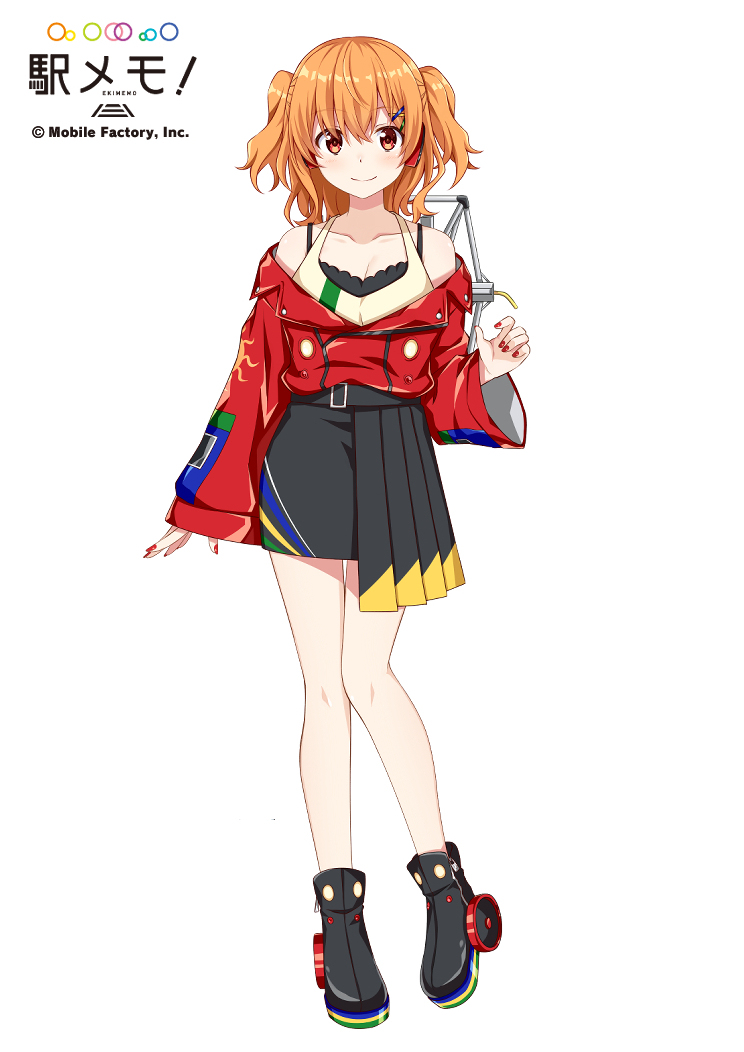 This is a pixiv picture whose title is 【仕事絵】駅メモ！　美々津あさひ.