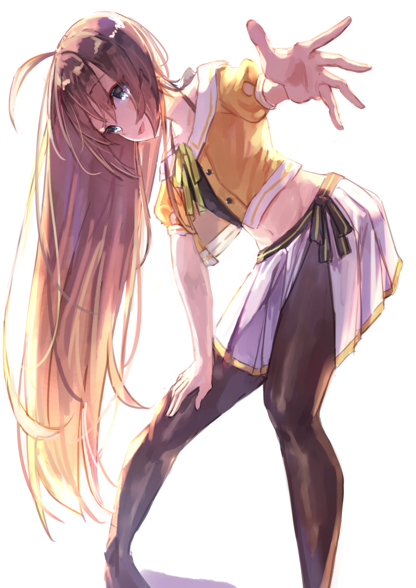 This is a pixiv picture whose title is 長髪まつりちゃん.