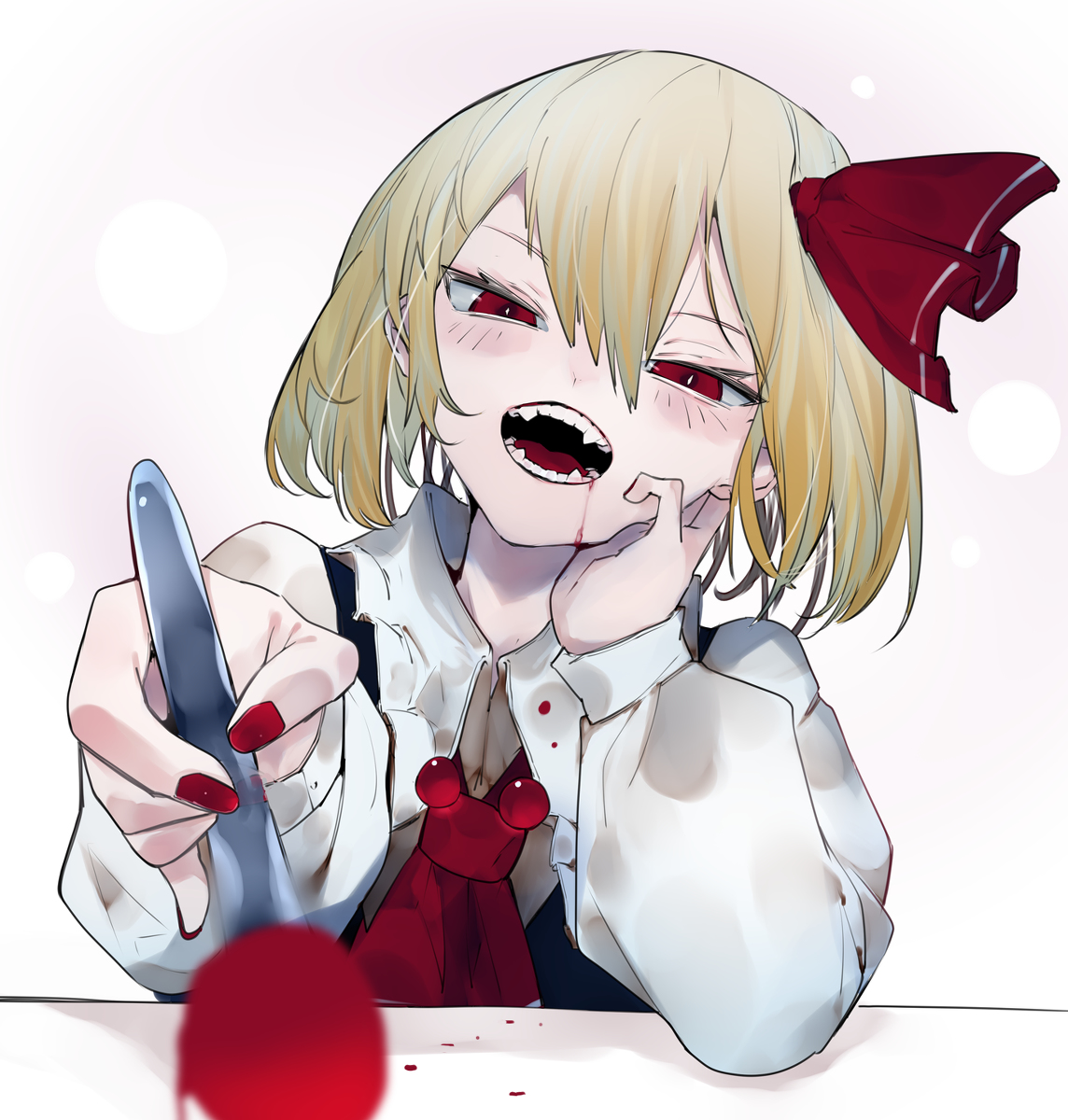 This is a pixiv picture whose title is あーんして.