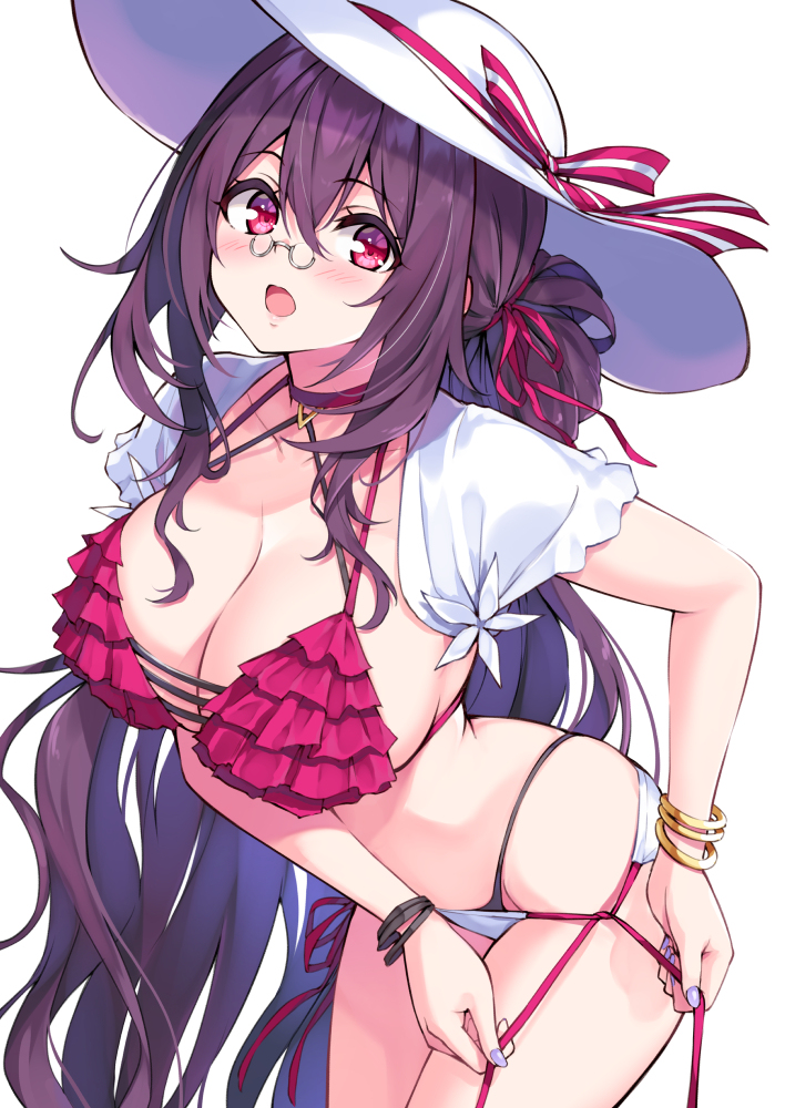 This is a pixiv picture whose title is 水着玉希お姉さん.