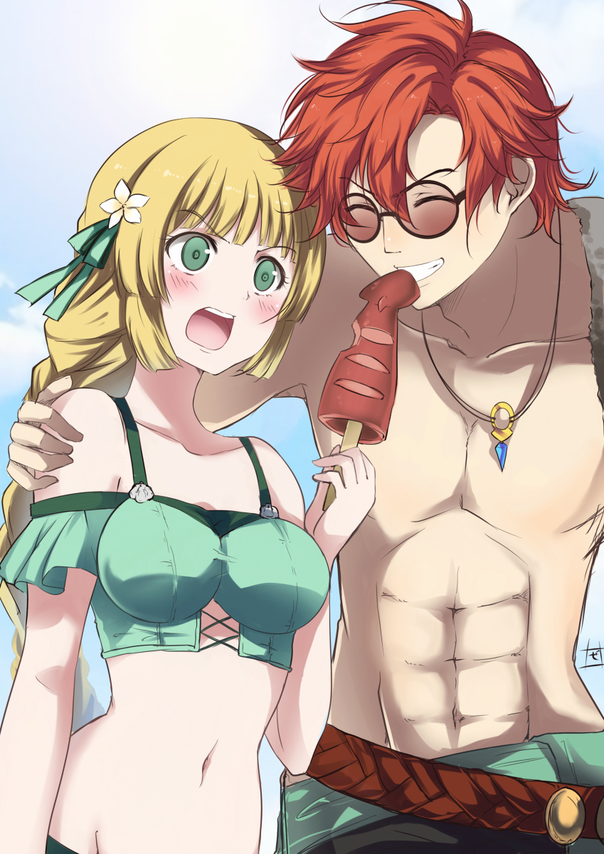 This is a pixiv picture whose title is シルインの夏.