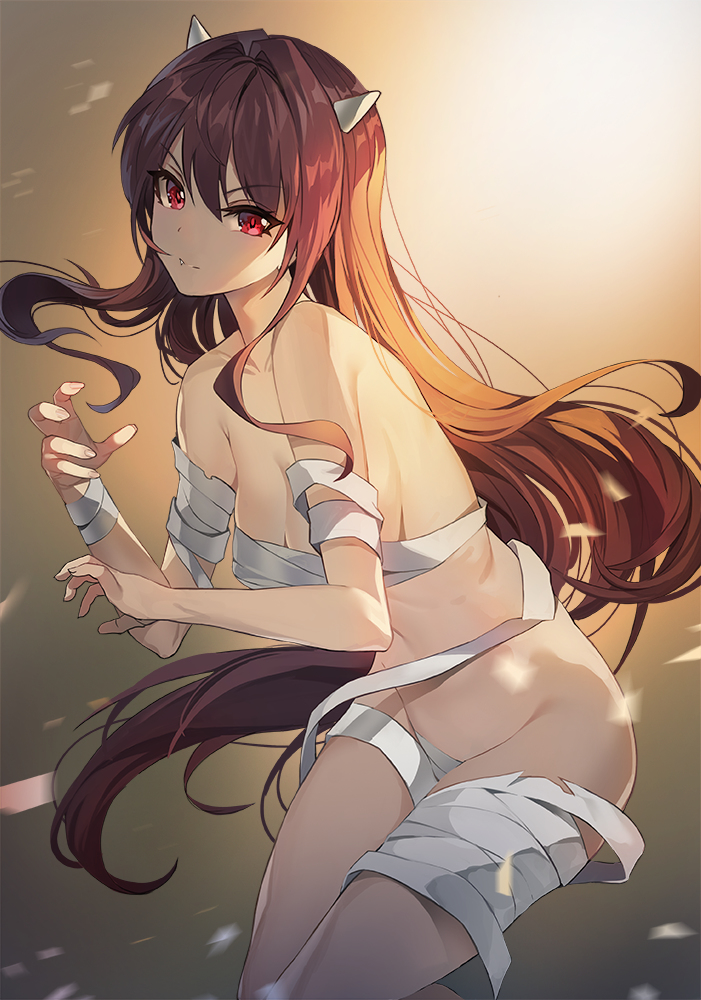 This is a pixiv picture whose title is 👿.