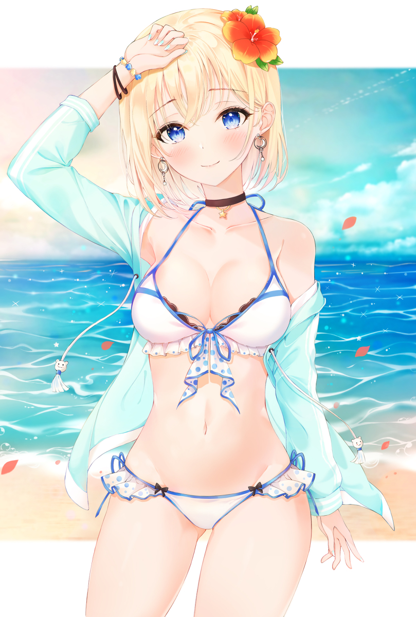 This is a pixiv picture whose title is 夏の思い出.